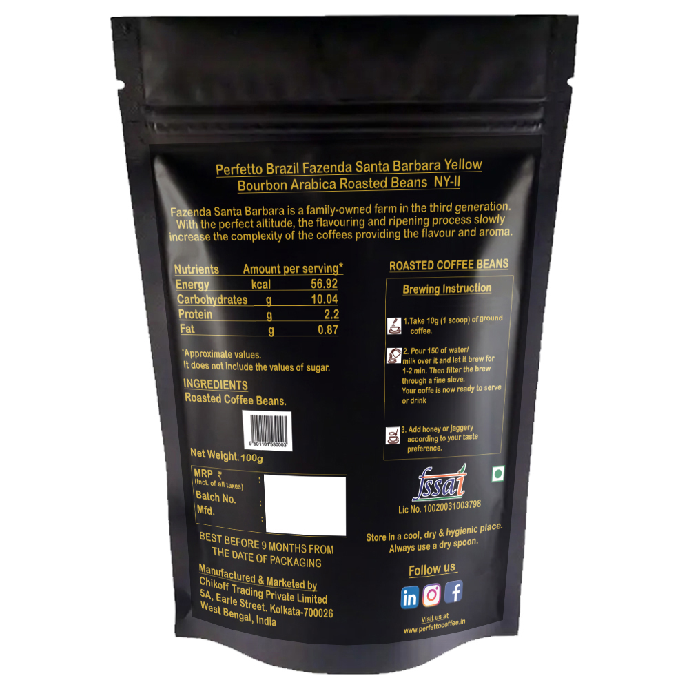 Brazil Fazenda Santa Barbara Roast And Ground Coffee