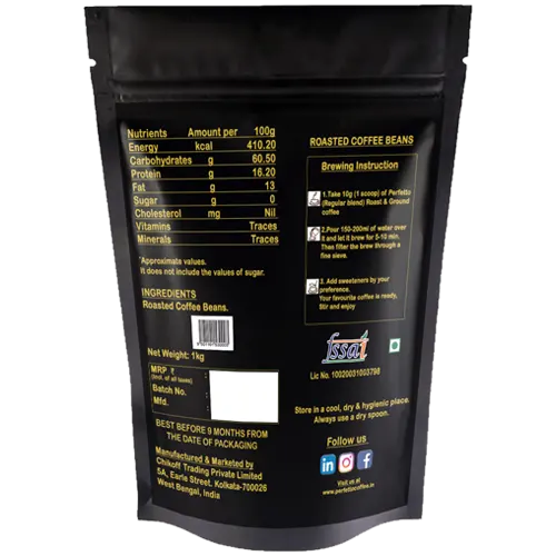 Regular Blend | Roast & Ground | Filter Coffee Pouch