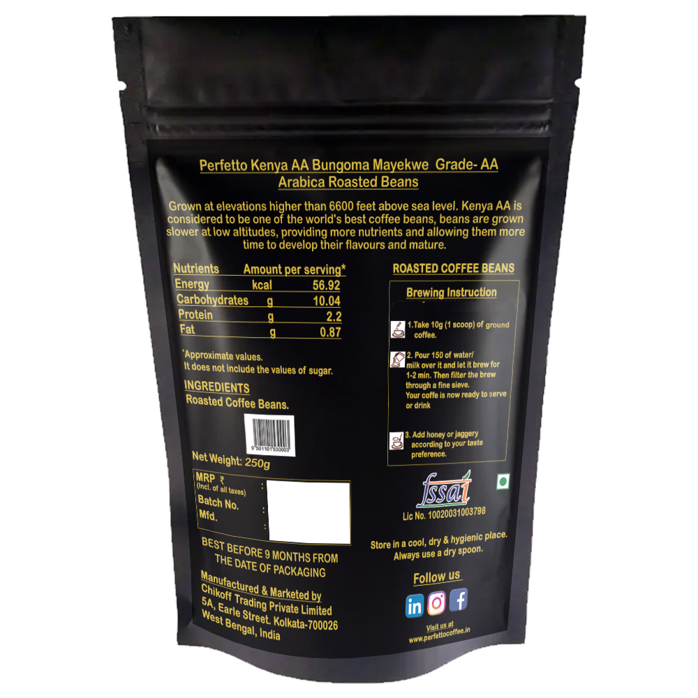 Kenya Bungoma Mayekwe Roast And Ground Coffee