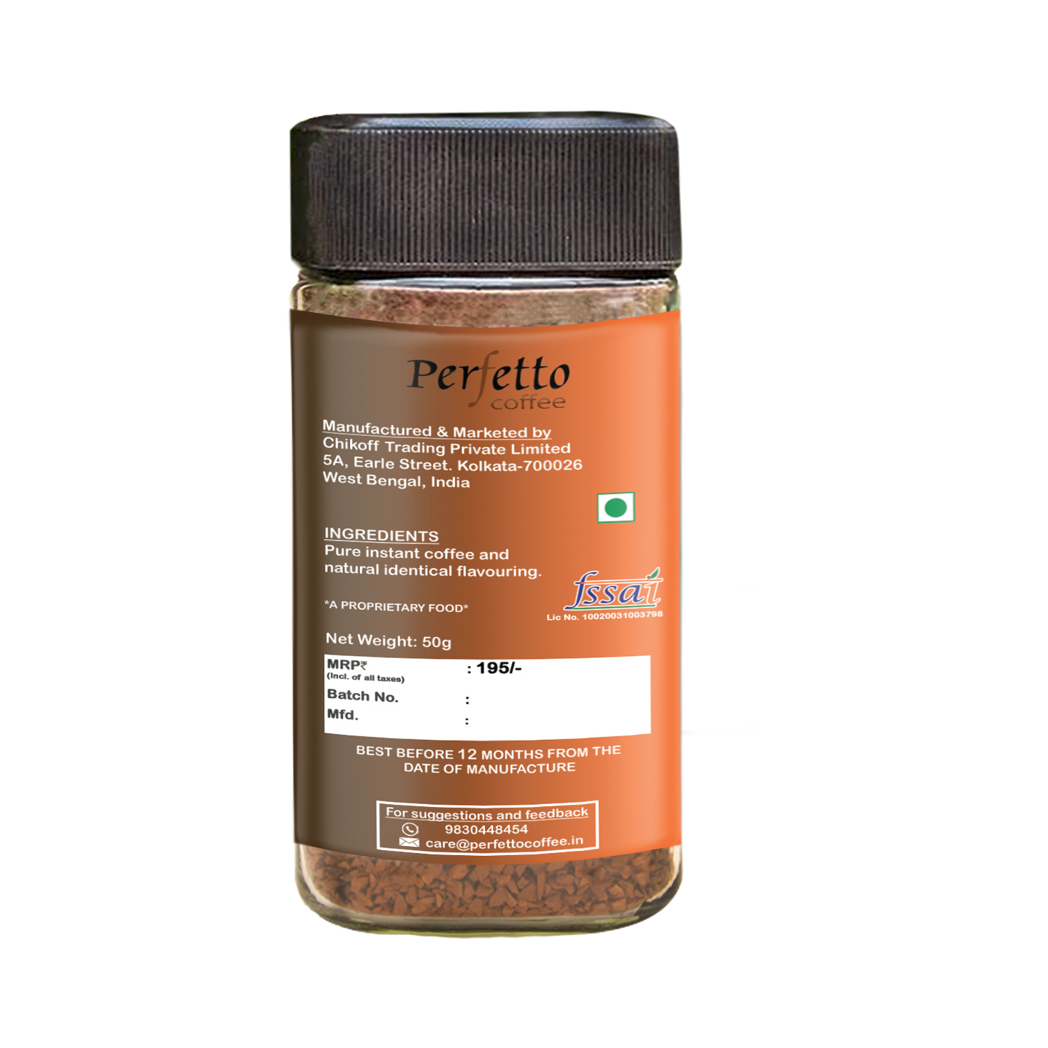 Choco Orange Flavoured Instant Coffee