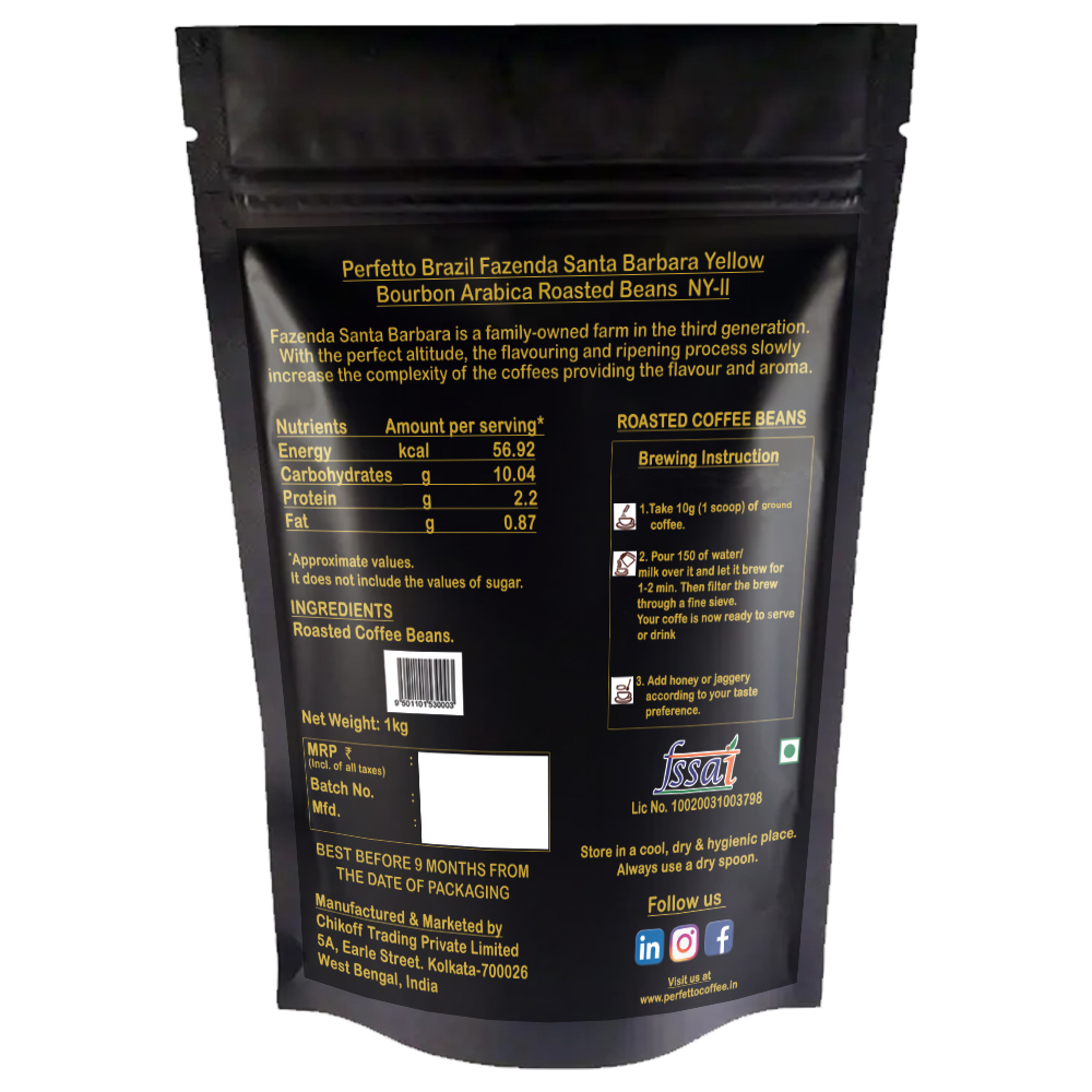 Brazil Fazenda Santa Barbara Roast And Ground Coffee