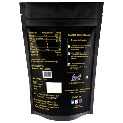 Economy Blend | Roast & Ground | Filter Coffee Pouch