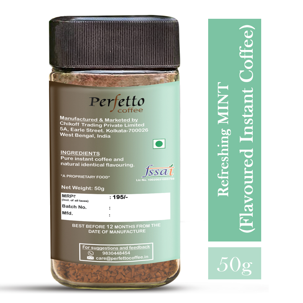 Mint Flavoured Instant Coffee